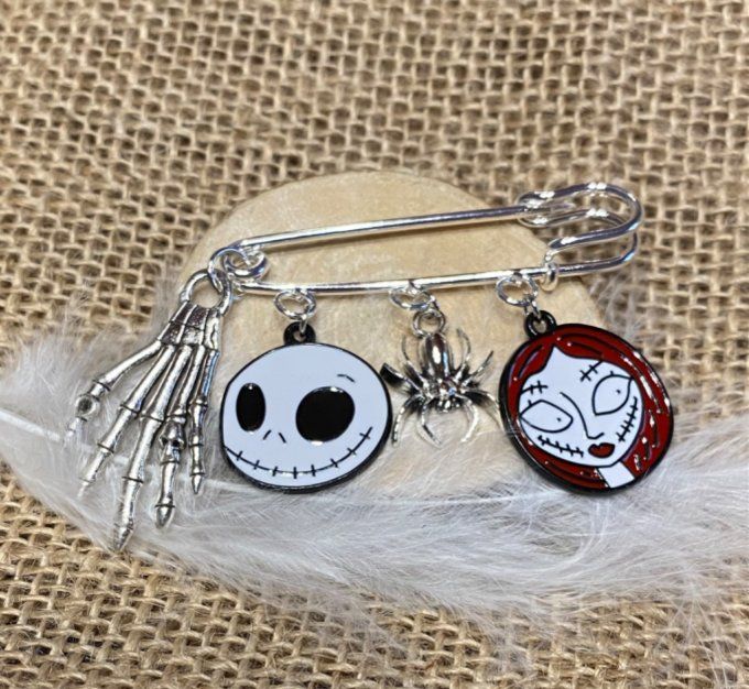 Broche MR JACK ET SALLY