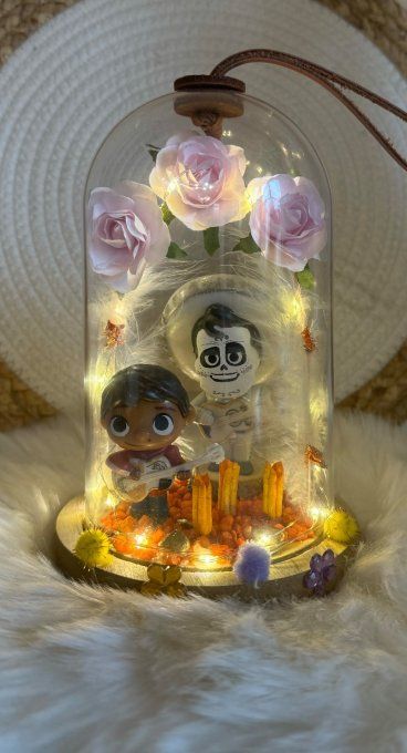 Cloche lumineuse coco Disney pixar